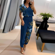 Alexandra Set | Moderne Kombination aus Bluse und Hose im Loungewear-Stil