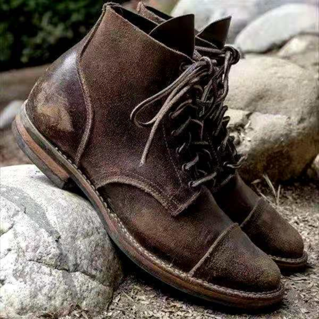Stiefel für den Herbst - Retro Wasserdichte Schnürstiefel für Herren