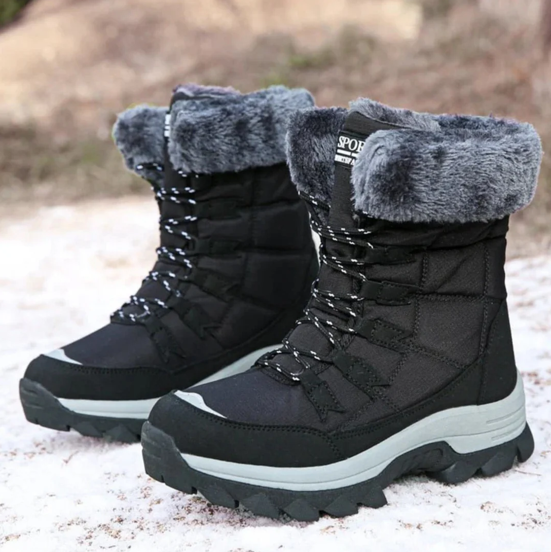 Warme Damenwinterstiefel | Outdoorstiefel mit atmungsaktiver Außenschicht
