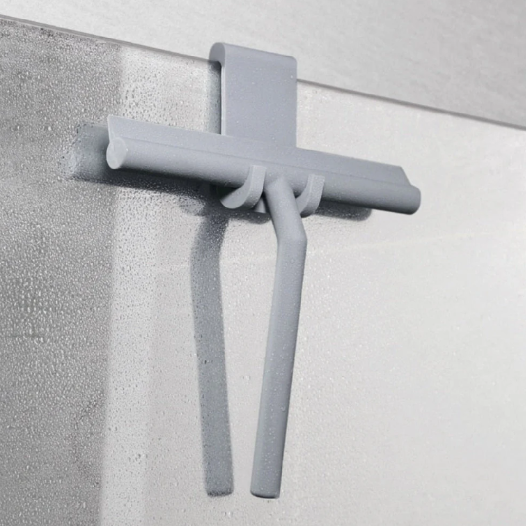 Premium Duschabzieher | Professioneller Glasreiniger mit Silikonlippe