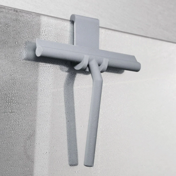 Premium Duschabzieher | Professioneller Glasreiniger mit Silikonlippe