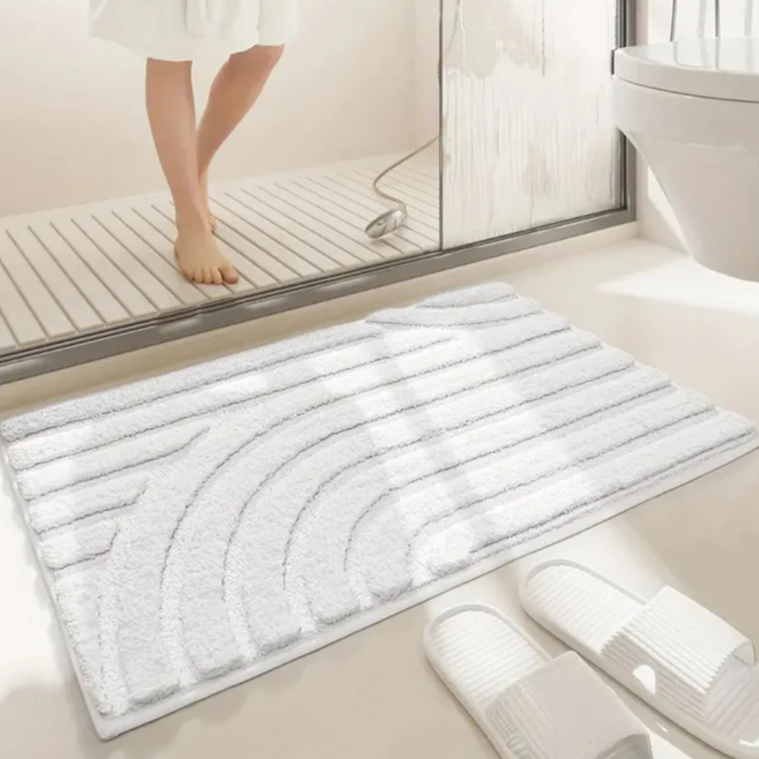 Cloud Luxe Beflockungsmatte | Premium Badteppich mit wolkenweicher Oberfläche