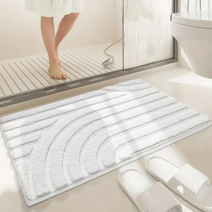 Cloud Luxe Beflockungsmatte | Premium Badteppich mit wolkenweicher Oberfläche