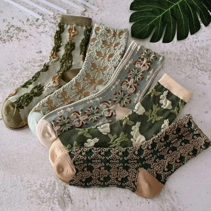 Magdalena Strümpfe Oktoberfest | Elegante Damen Socken mit Spitzendetails