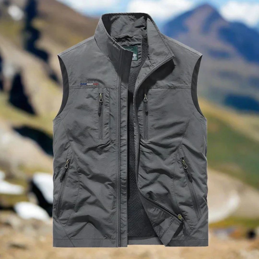 Stefan Outdoor-Weste | Funktionale Herrenweste mit Wasserschutz für Männer