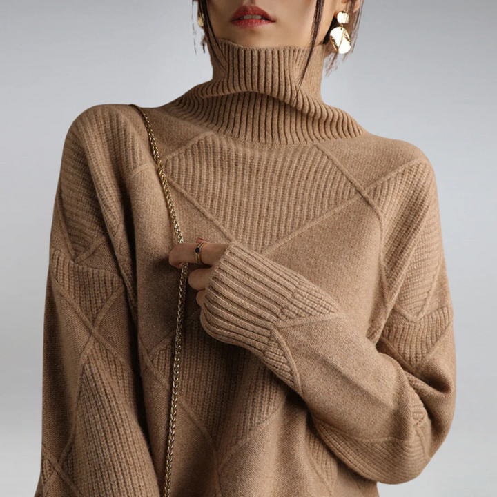 Rollkragenpullover für den Kalte Tage - Kuscheliger Kaschmir Pullover für Damen