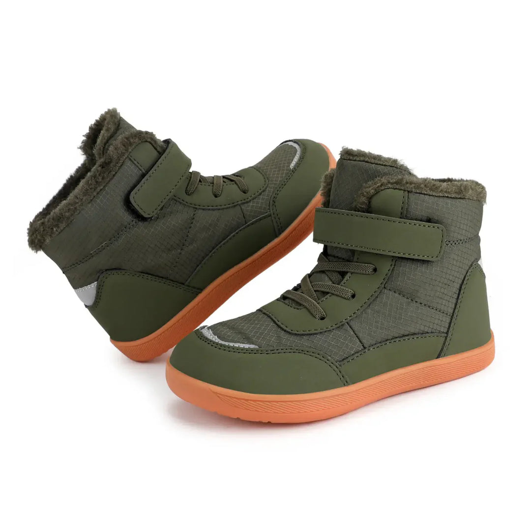 TimberSteps Kinder | Barfußschuhe für Kinder gefüttert & wasserabweisend (3–15 Jahre)
