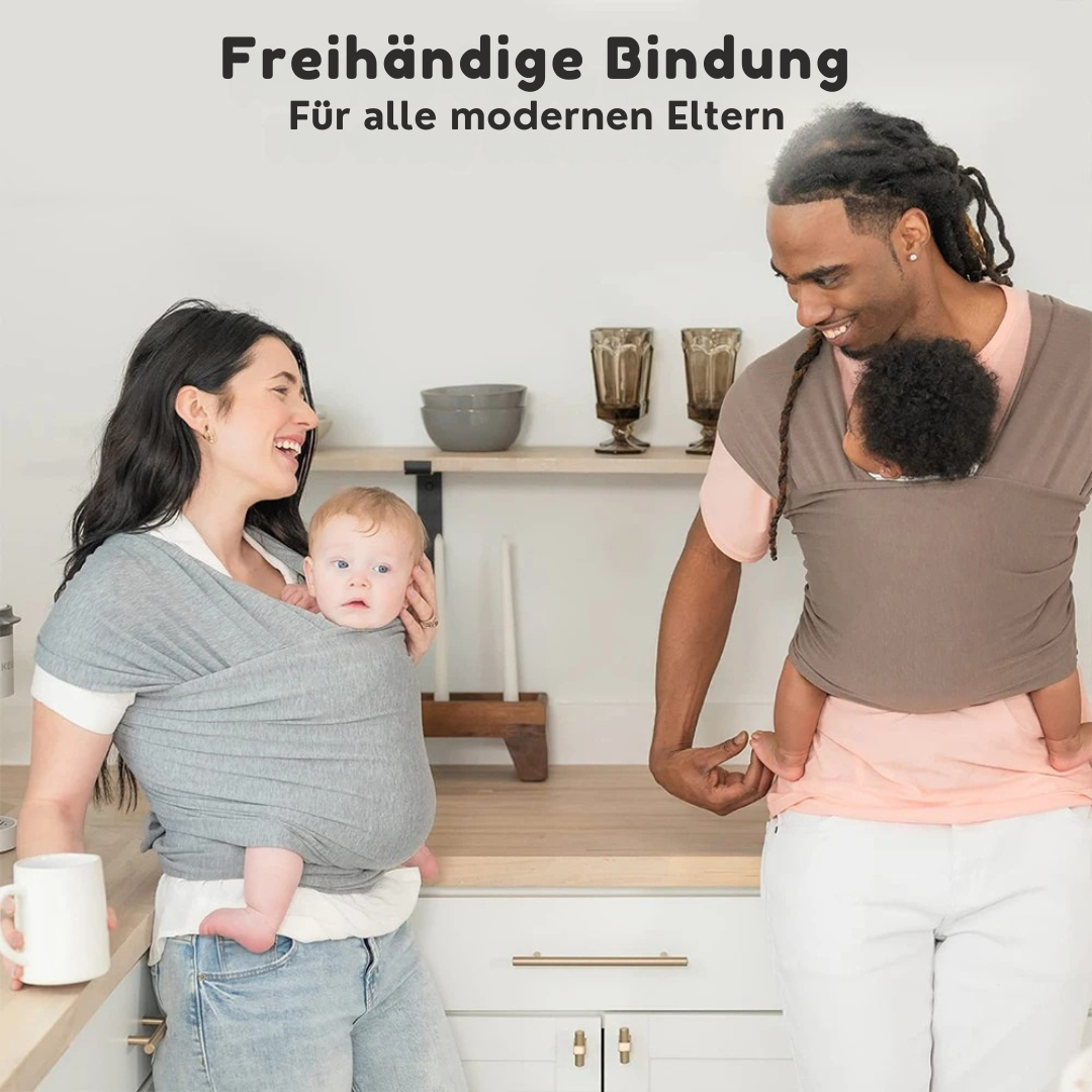 Babytrage | Rückenschonendes Babytragetuch