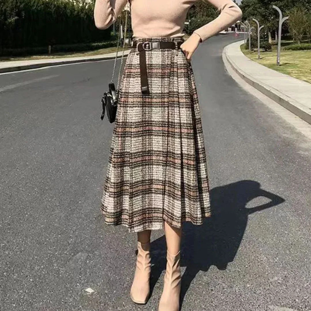 Gabriele Karorock Oktoberfest | Eleganter Damen Rock mit Glencheck-Muster