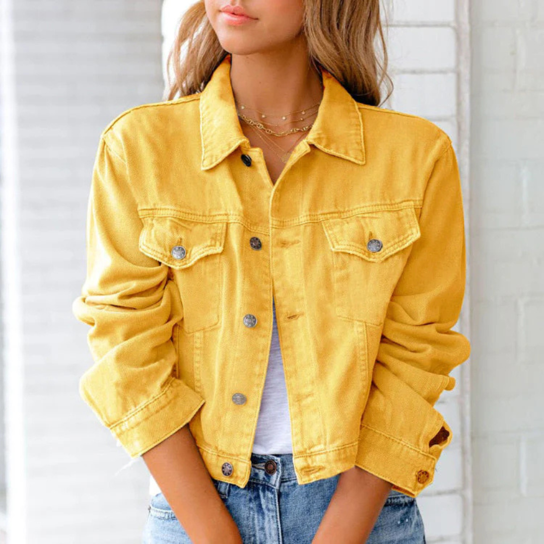 Jeansjacke für den Herbst - Elegante Übergangsjacke für Damen