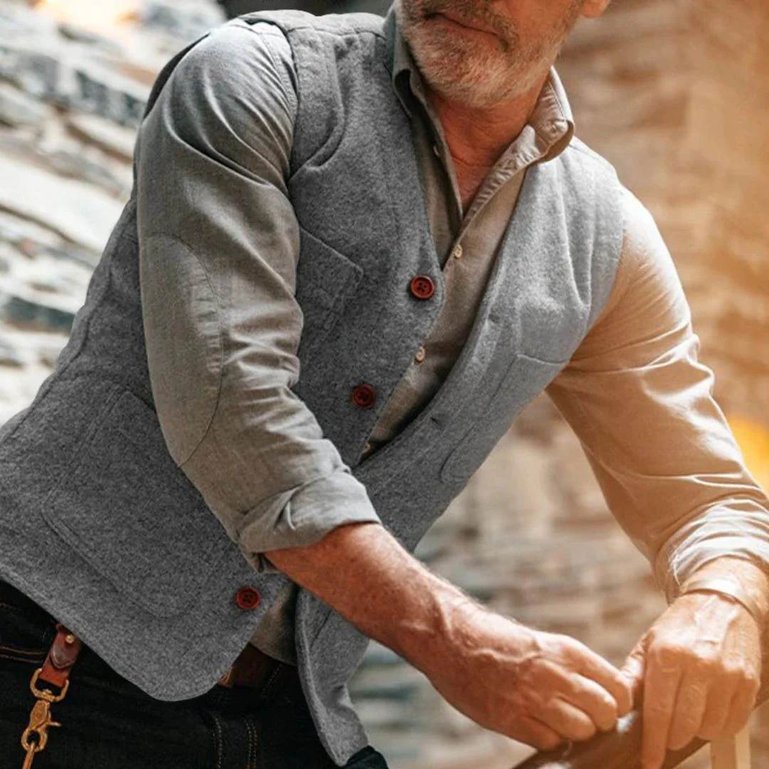 Matthias Strickweste Oktoberfest | Elegante Herren Weste im Casual-Style