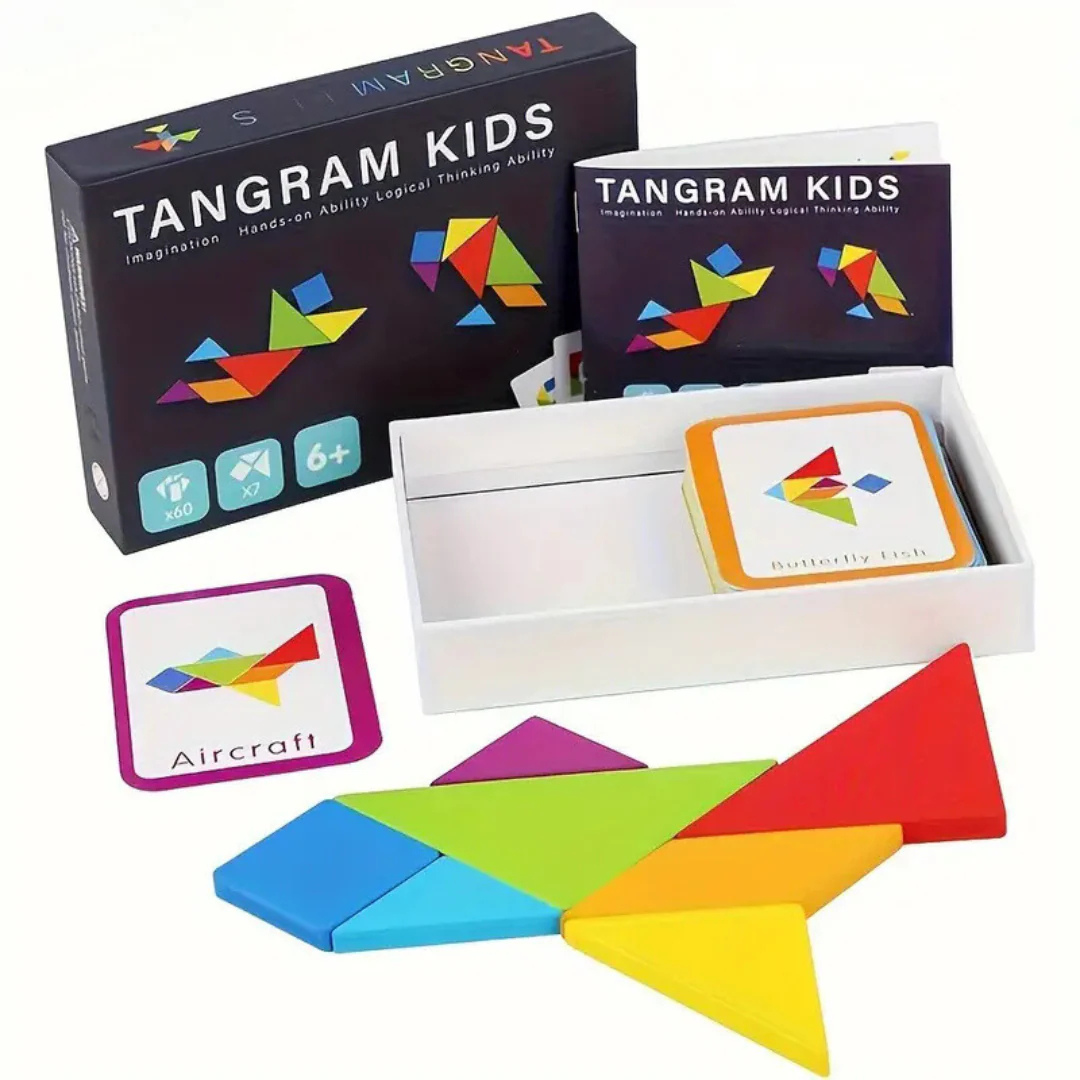 Tangram-Puzzle-Brettspiel