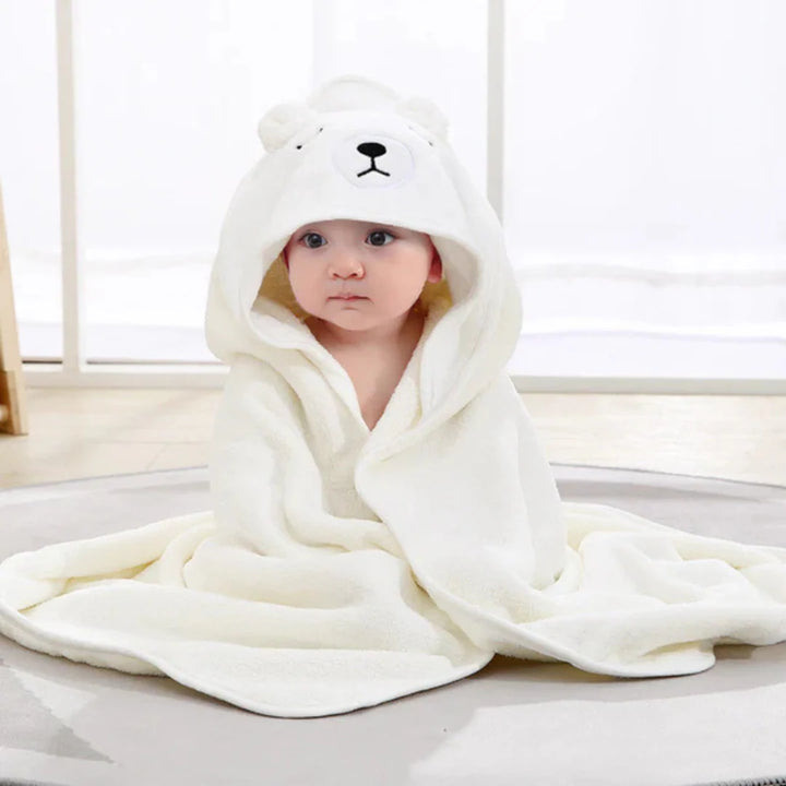 Baby Badcape | Weiches Badehandtuch für Babys