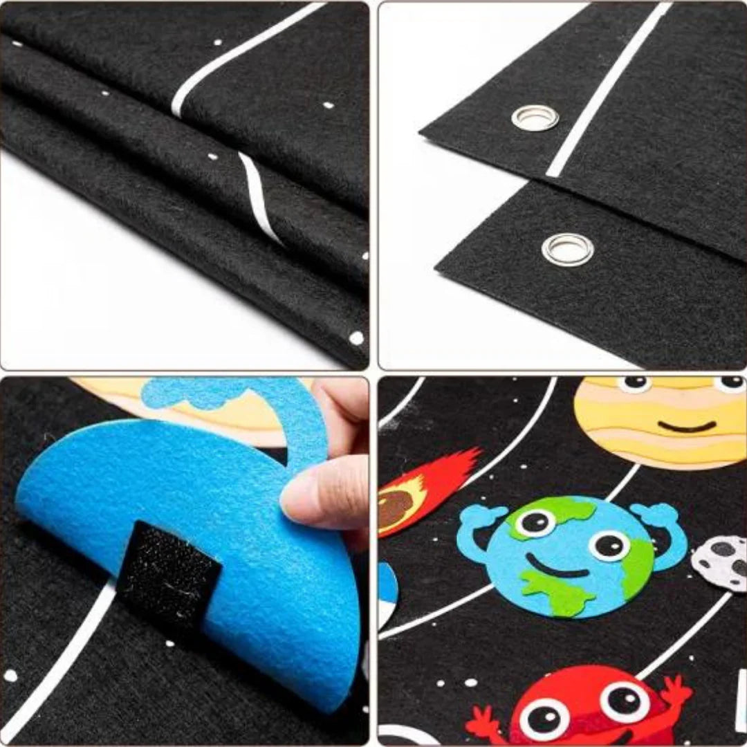 Universe Filzboard | DIY Interaktives Weltraum-Filzboard