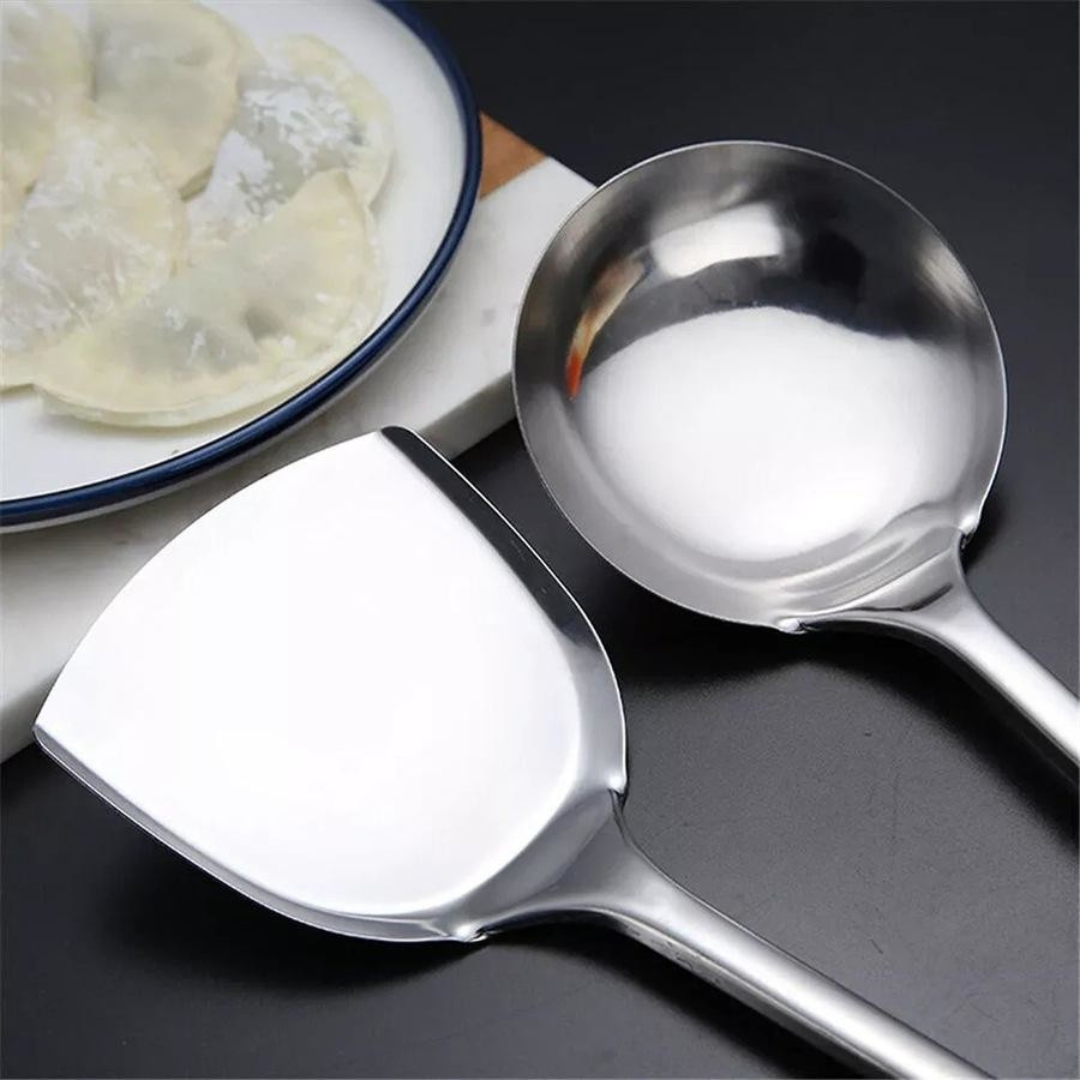 Premium Edelstahl Küchenutensilien | 5-teiliges Kochbesteck Set