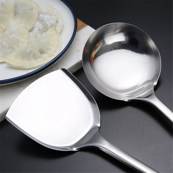 Premium Edelstahl Küchenutensilien | 5-teiliges Kochbesteck Set