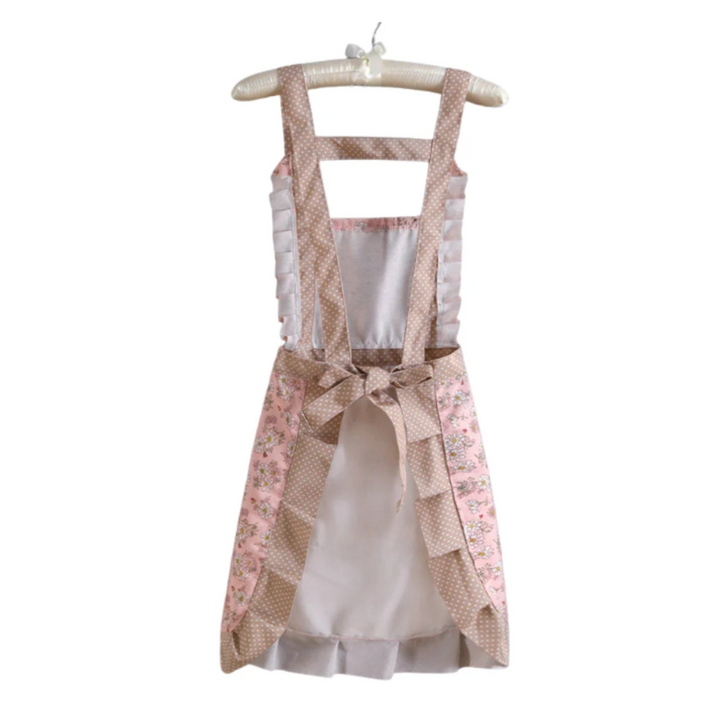 Sweet Flora Küchenschürze | Wasserdichte Kochschürze mit Blumenmuster