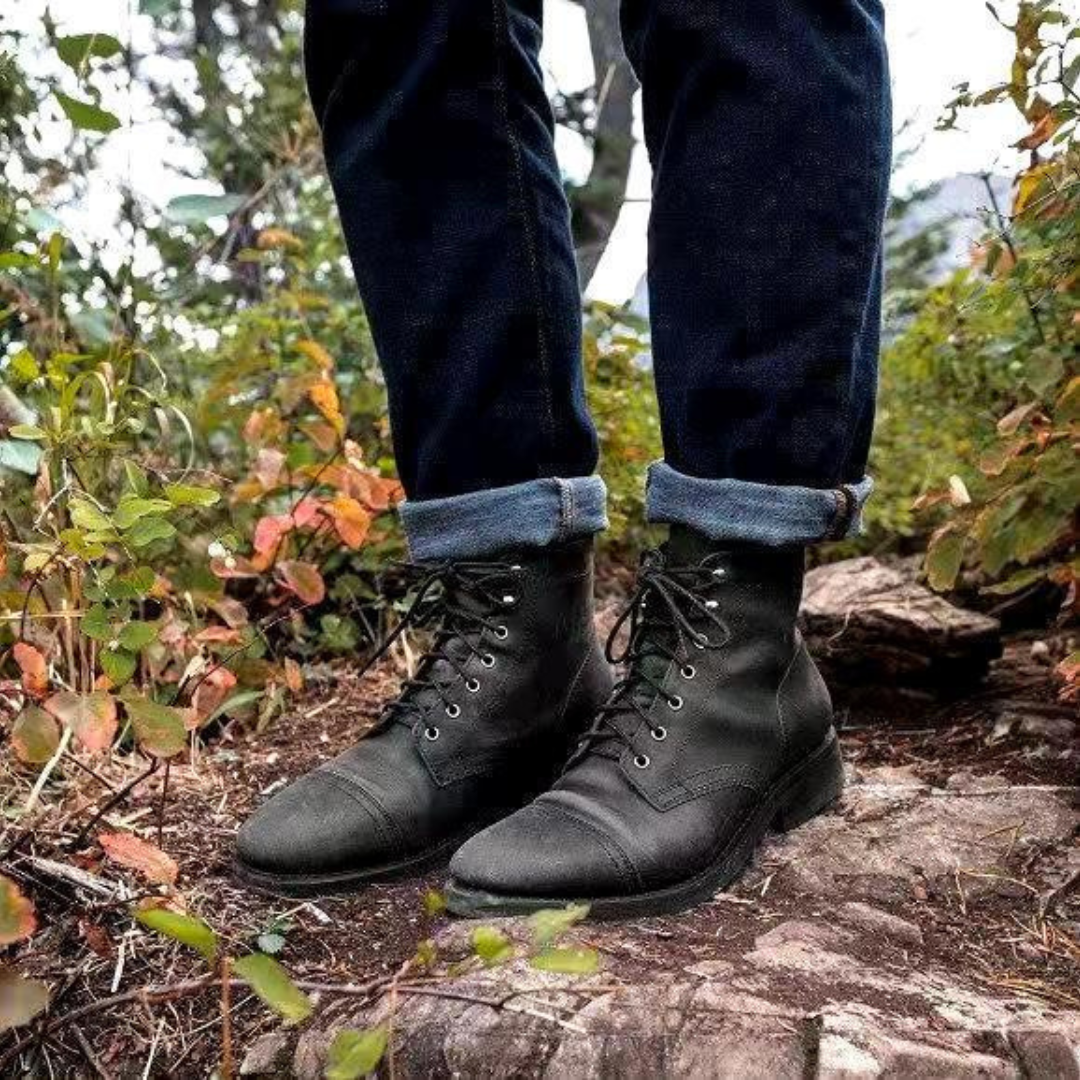 Stiefel für den Herbst - Retro Wasserdichte Schnürstiefel für Herren