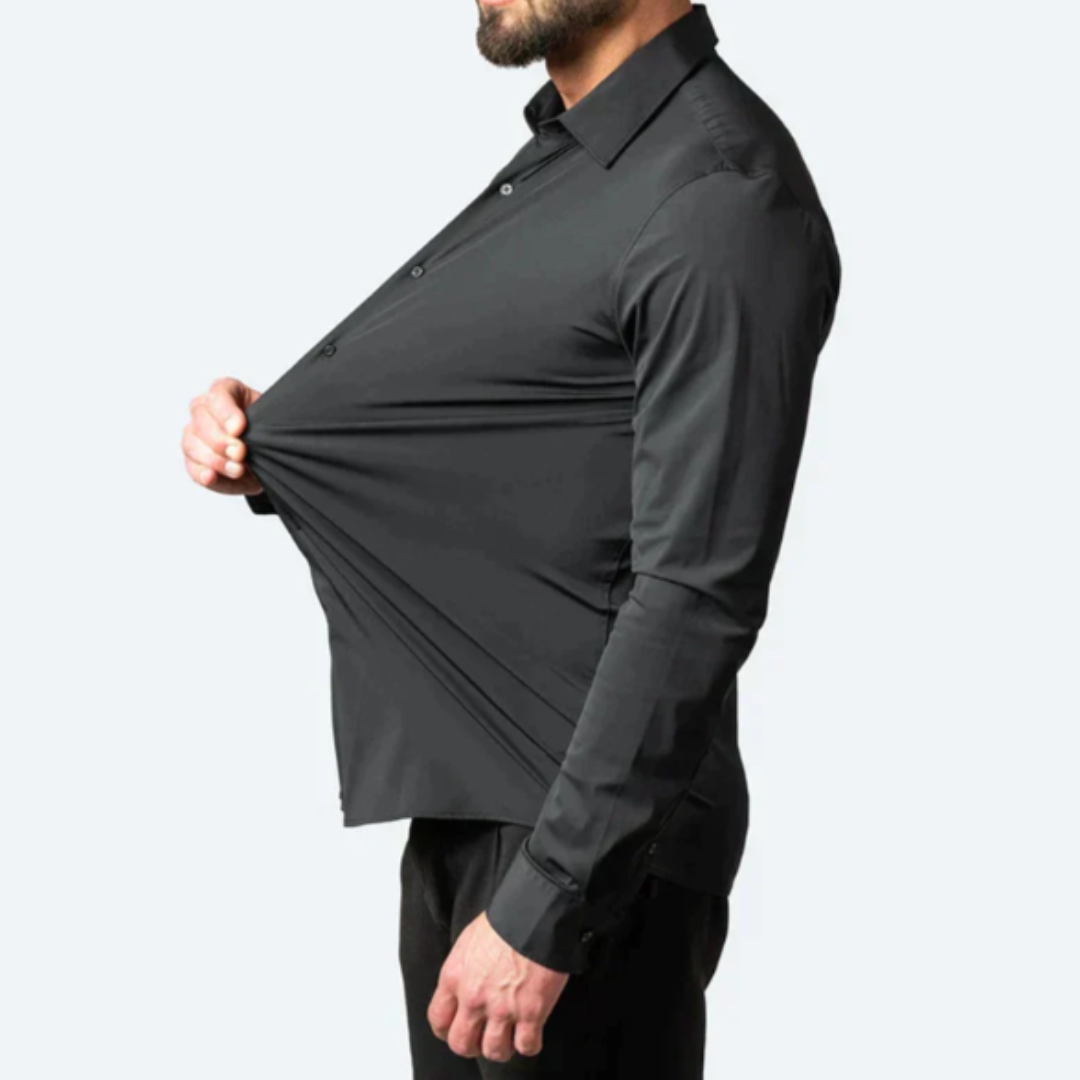Hugo Stretch Sommerhemd | Bequemes Business Hemd für Männer Mit Super Stretch