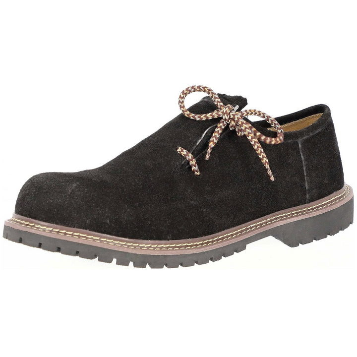Michael Oktoberfest Haferlschuhe | Klassische Trachten-Halbschuhe aus Rindswildleder für Herren