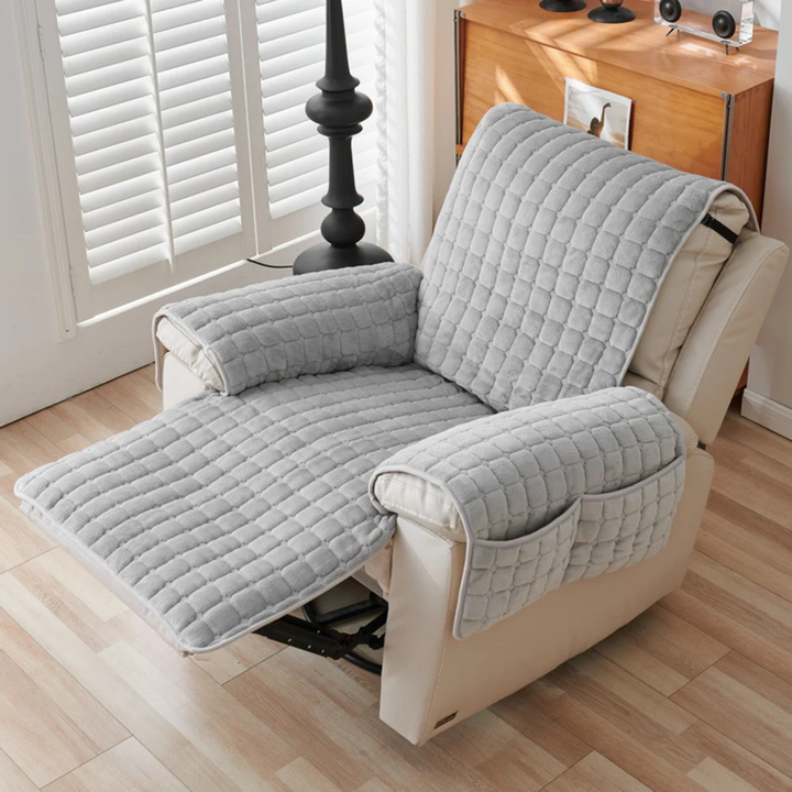 Snug Grid Relaxsessel-Bezug | Gepolsterter Schonbezug mit rutschfester Passform