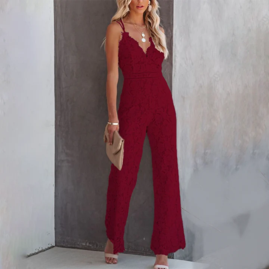 Lena Jumpsuit | Eleganter und moderner Damen-Jumpsuit mit rückenfreiem Design