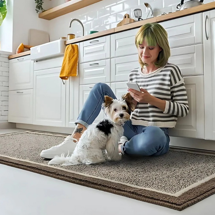 Elegance Küchenmatte | Anti-Ermüdungsmatte mit rutschfester Rückseite für Komfort