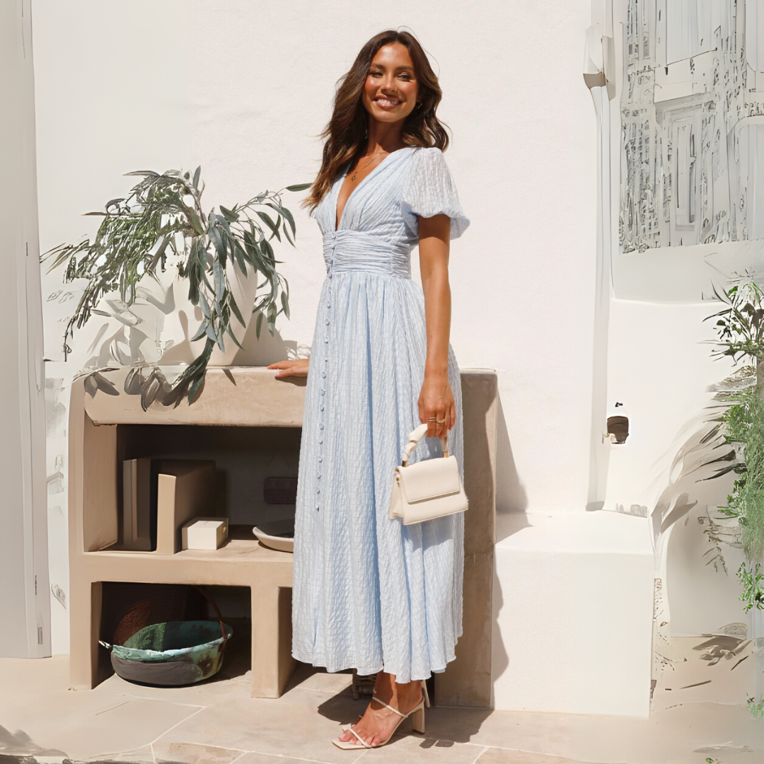 Sommerkleid für Damen - Vintage Maxikleid für Hochzeiten