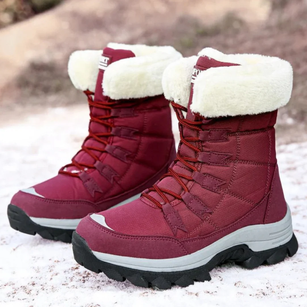 Warme Damenwinterstiefel | Outdoorstiefel mit atmungsaktiver Außenschicht