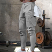 Tom Jogginghose Herren | Dehnbare Slim Fit Sporthose mit Seitentaschen für Fitness Training