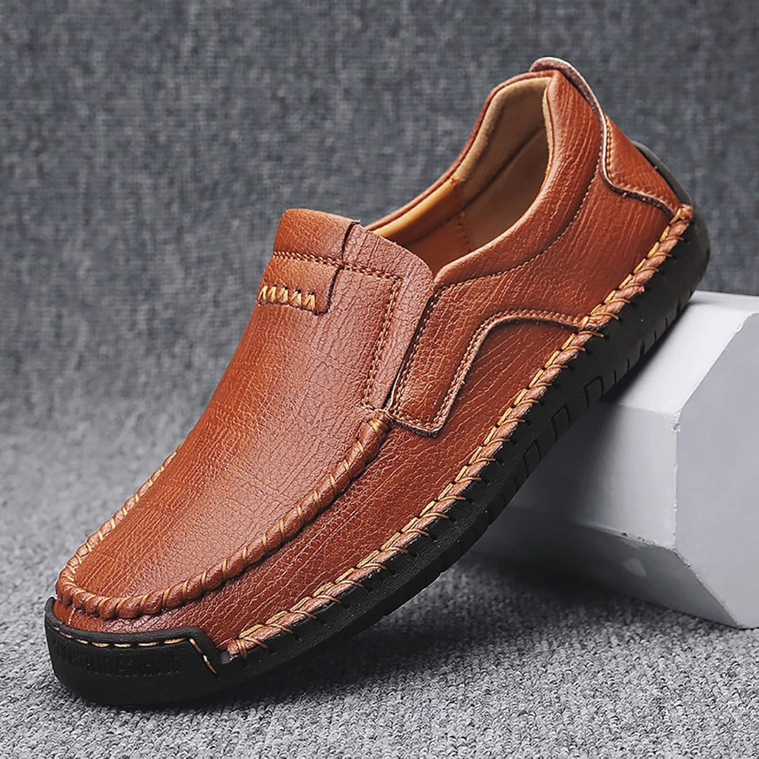 Johann Oktoberfest Loafer | Bequeme Trachten-Loafer aus Kunstleder für Herren