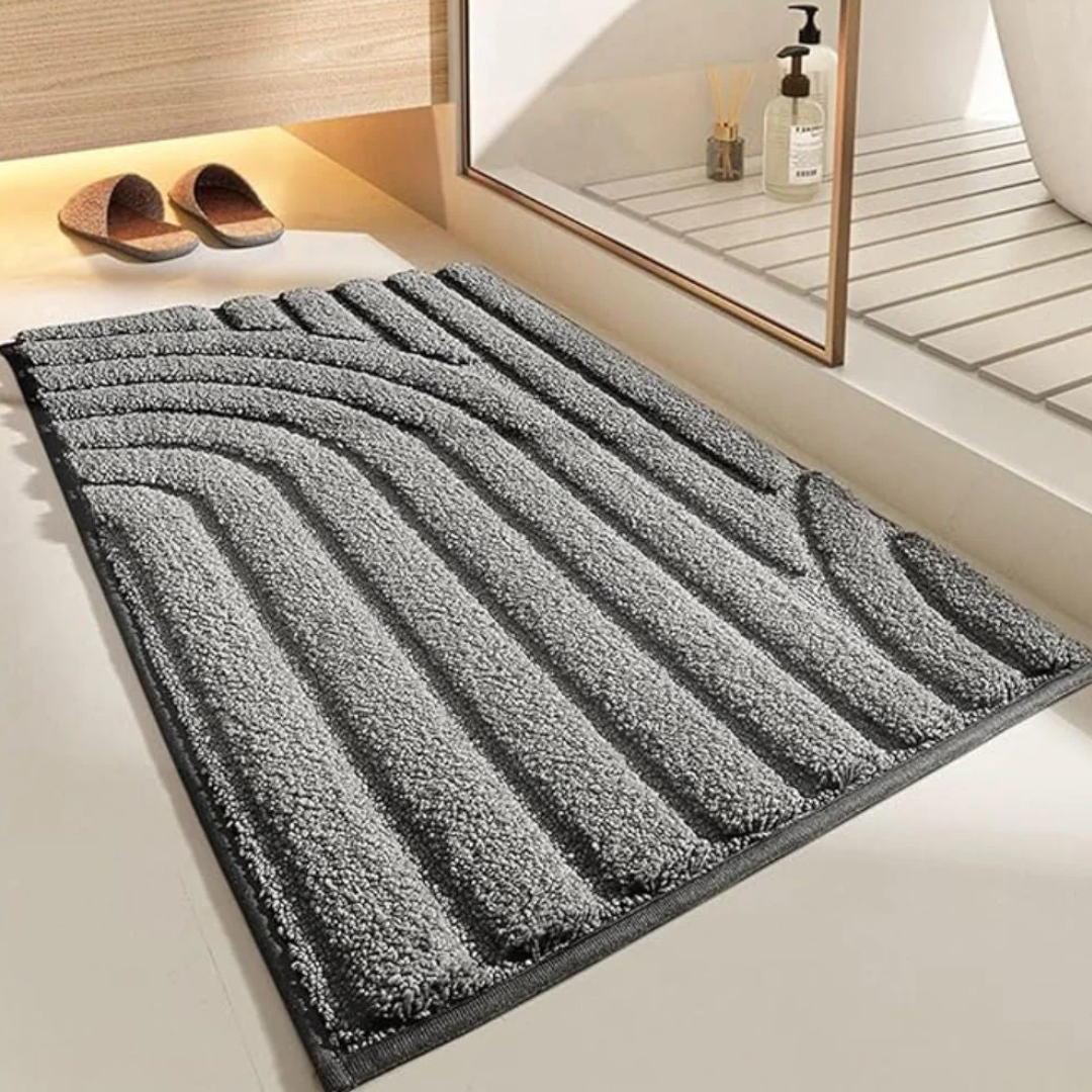 Cloud Luxe Beflockungsmatte | Premium Badteppich mit wolkenweicher Oberfläche