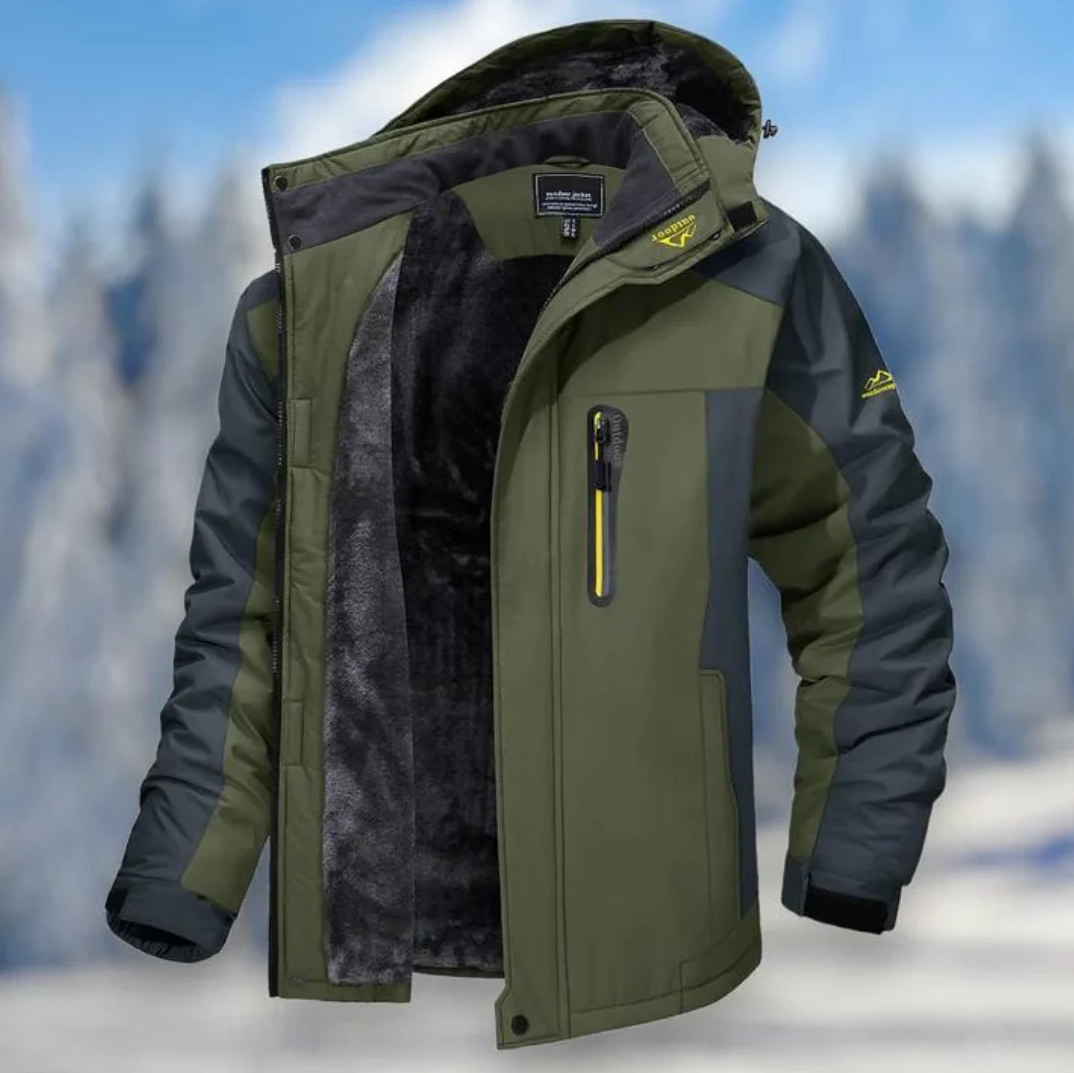 Herren Winterjacke | Leichte Kapuzenjacke für kalte Tage