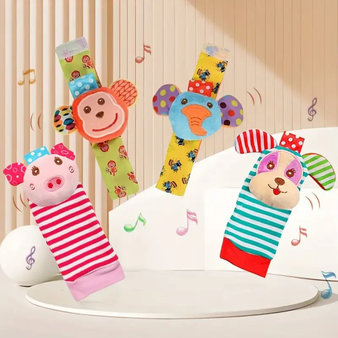Rasselsocken-Set für Babys