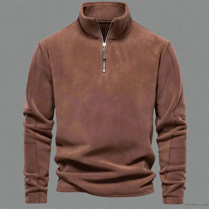 Fleece Pullover Herren | Kuscheliges Design mit halbem Reißverschluss