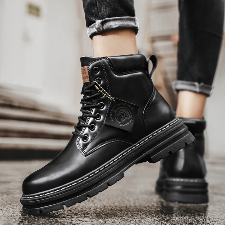 Ultraleichte Delta Stiefeletten für Kalte Tage - Klassische Wasserdichte Schnürstiefel für Herren