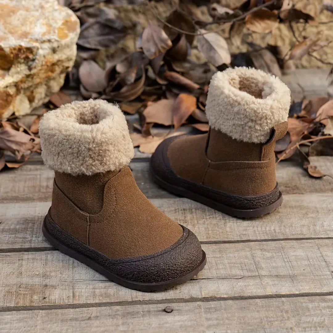 Fleecy Antirutsch Stiefel | Warme gefütterte Winterstiefel für Kinder