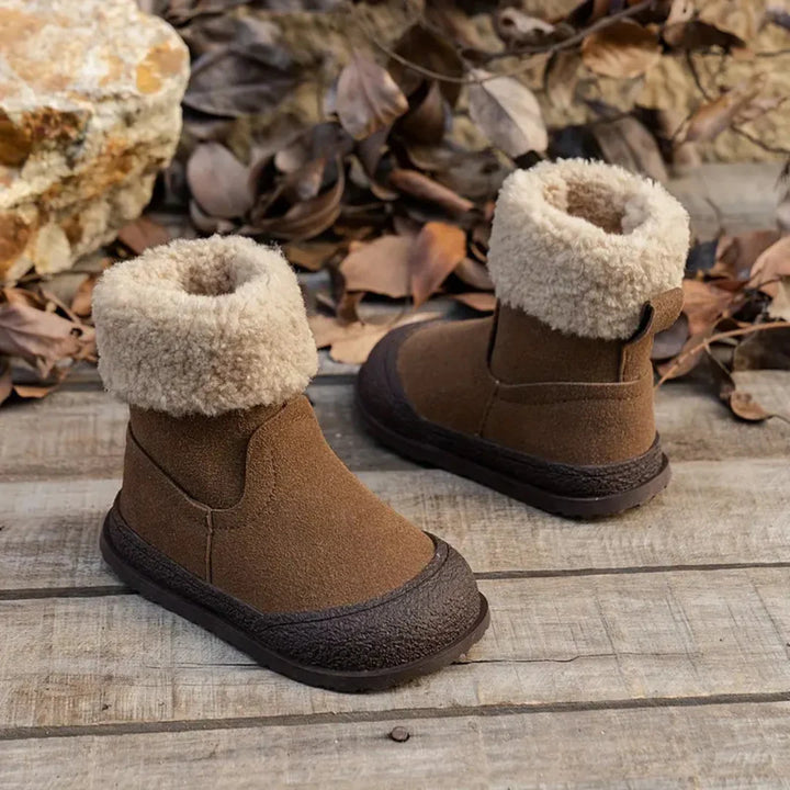 Fleecy Antirutsch Stiefel | Warme gefütterte Winterstiefel für Kinder