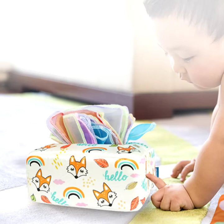 Sensorik-Taschentuchbox