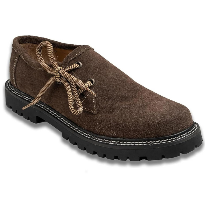 Dieter Oktoberfest Haferlschuhe | Premium Trachten-Halbschuhe aus Wildlederlook für Herren
