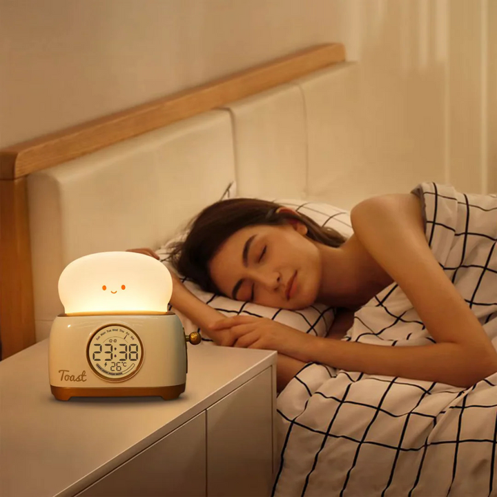 Toasty Wecker | Nachtlicht und Wecker in einem für das Kinderzimmer