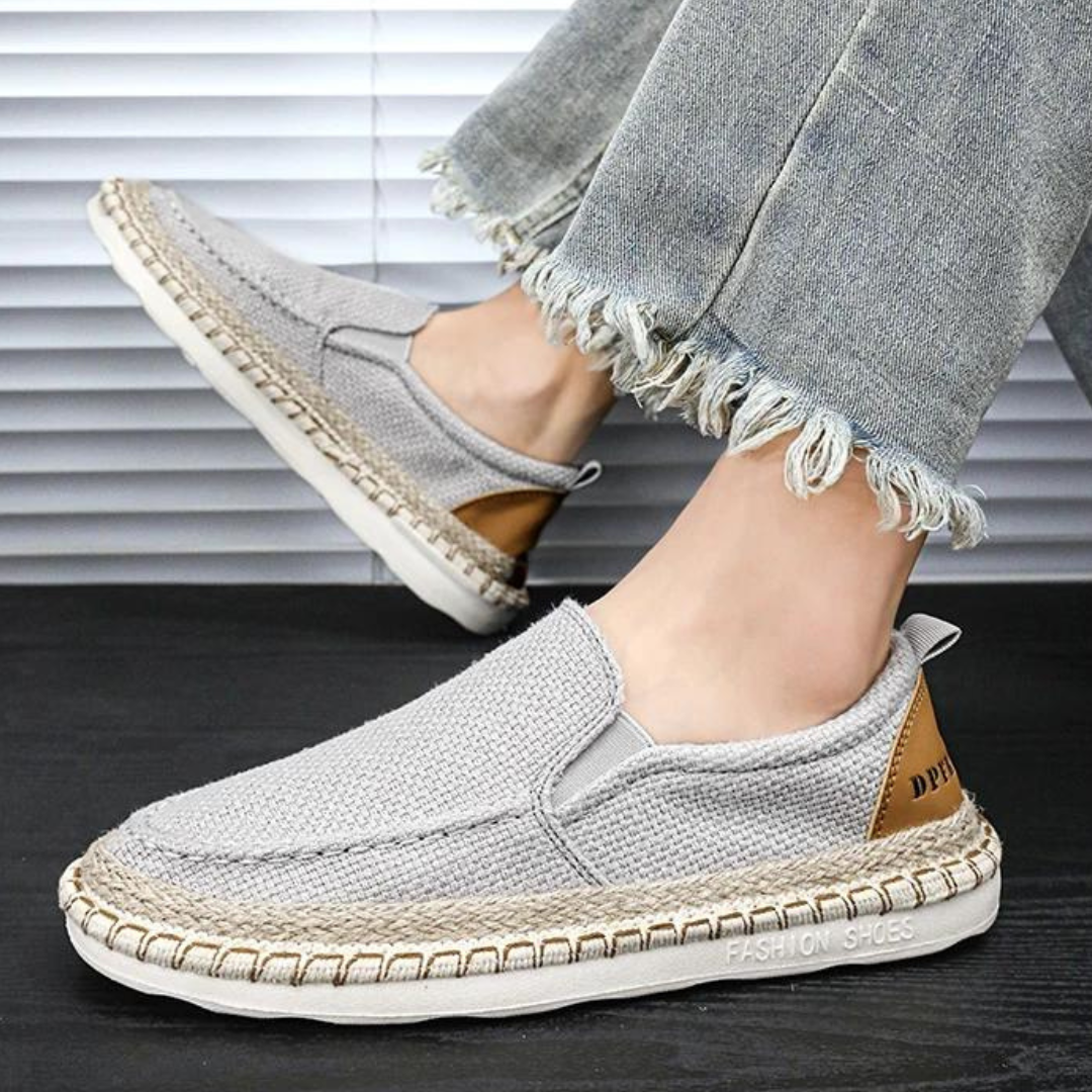 Nico Loafers | Atmungsaktive Slip-On-Loafer aus Canvas mit leichtem Design