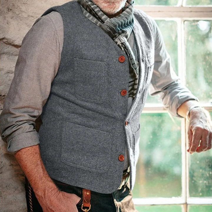Matthias Strickweste Oktoberfest | Elegante Herren Weste im Casual-Style