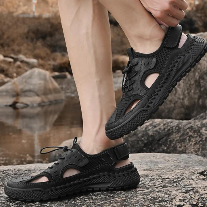 Erik Sandalen | Trendige atmungsaktive Mesh-Hohlsandalen für den Sport