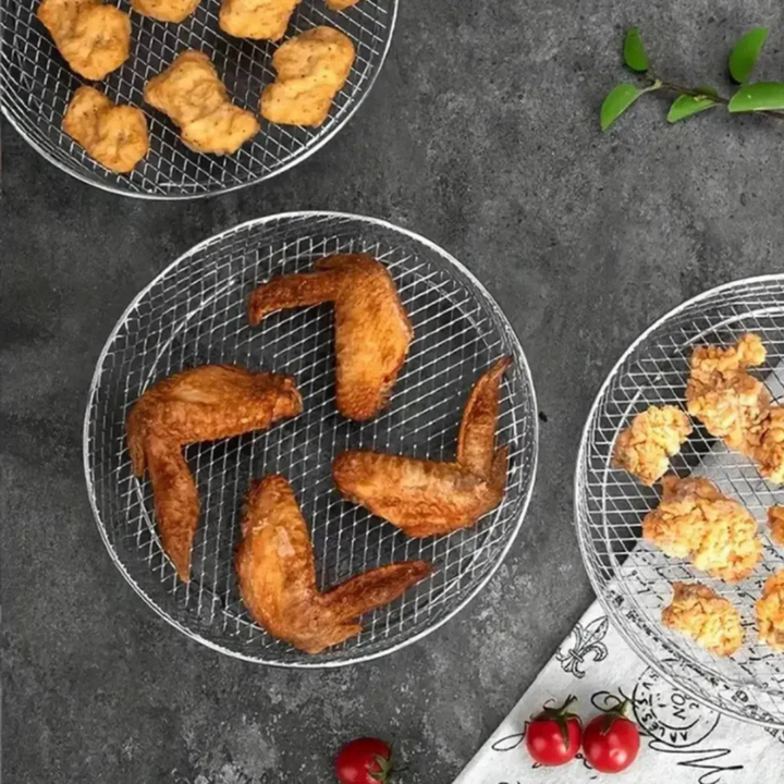 Stapelkörbe für Heißluftfritteuse | Mehr Kapazität & perfekte Kochergebnisse