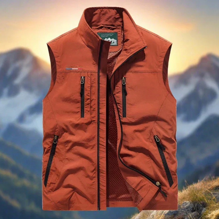 Stefan Outdoor-Weste | Funktionale Herrenweste mit Wasserschutz für Männer