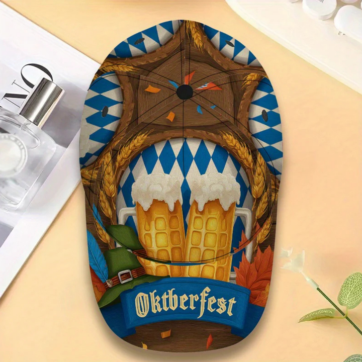 Heinrich Oktoberfest Baseballcap | Klassische Bierfest Kappe mit Bierkrug-Print für Herren