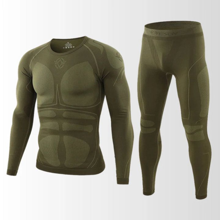 Thermische Funktionsunterwäsche für Herren - Thermo Set für Kalte Tage