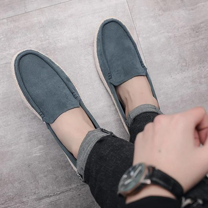Komfort Loafers | Slipper Loafer für Männer aus Segeltuch