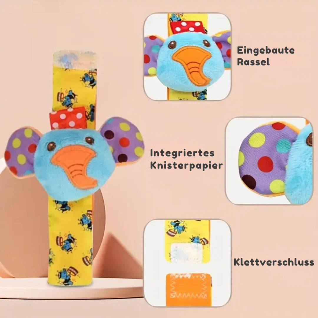 Rasselsocken-Set für Babys